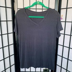 Gray Shein Vneck Shirt